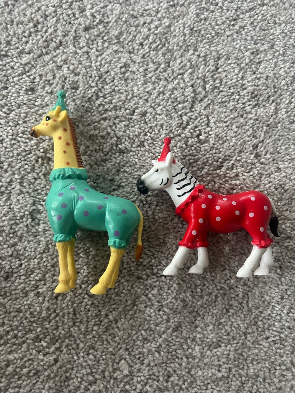 Ankyo Party Animals circus-themed PVC figures
